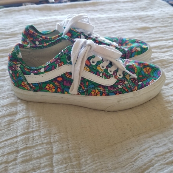 Vans | Old Skool Tapered Mushroom Floral Print Sneakers - Picture 2 of 9